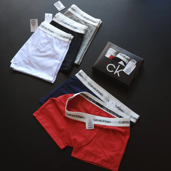 Kit com 3 Cuecas Calvin Klein