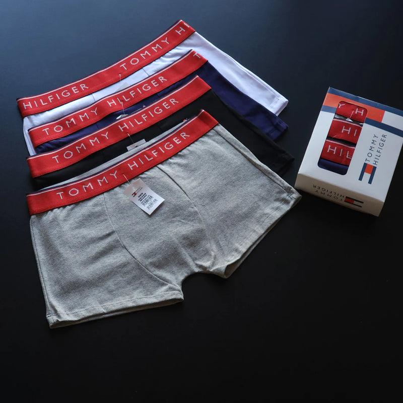 Kit com 3 Cuecas Boxer Tommy Hilfiger